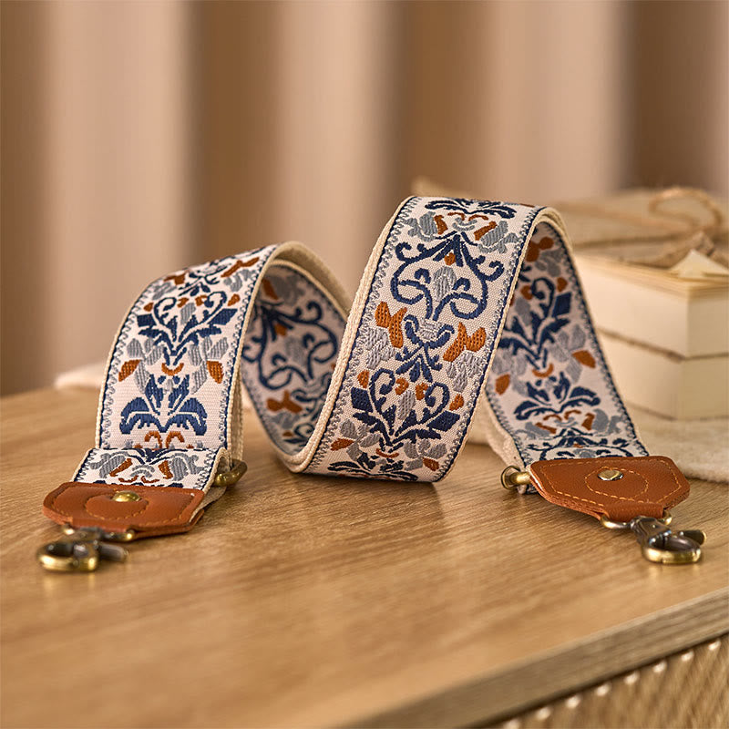 Buddha Stones Flower Geometric Embroidery Adjustable Handbags Crossbody Shoulder Bag Straps Replacement - image 22