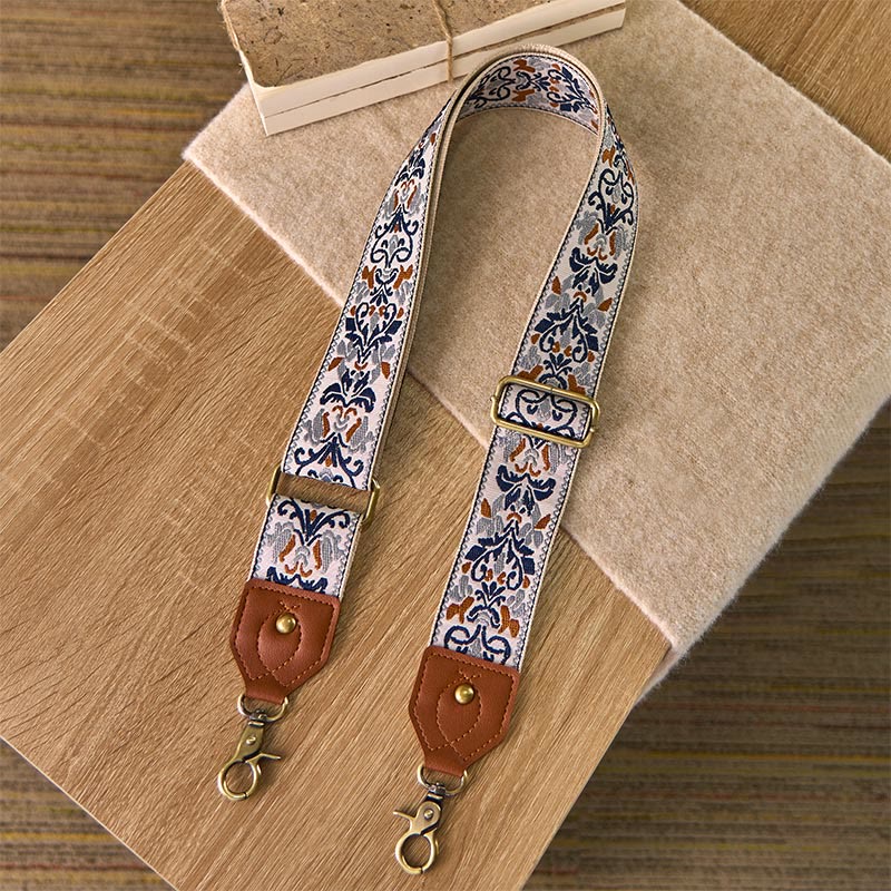 Buddha Stones Flower Geometric Embroidery Adjustable Handbags Crossbody Shoulder Bag Straps Replacement - image 21