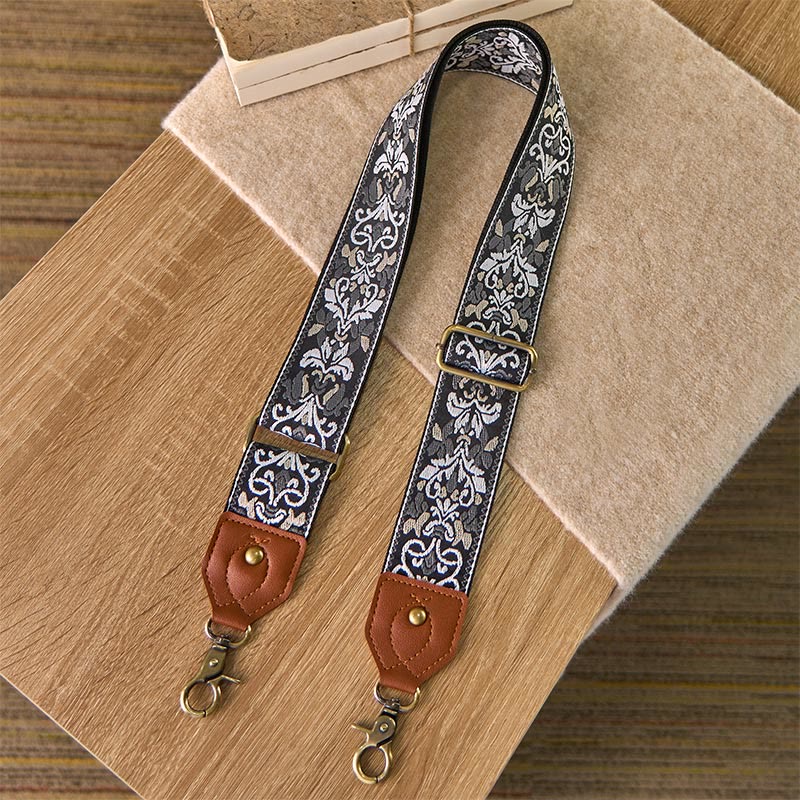 Buddha Stones Flower Geometric Embroidery Adjustable Handbags Crossbody Shoulder Bag Straps Replacement - image 26