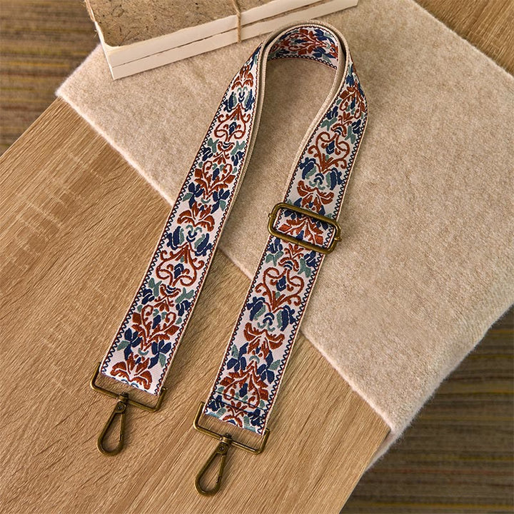 Buddha Stones Bohemian Flower Geometric Embroidery Adjustable Handbags Crossbody Shoulder Bag Purse Straps Replacement - image 10