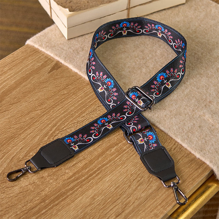 Buddha Stones Bohemian Morning Glory Flower Adjustable Handbags Crossbody Shoulder Bag Straps Replacement - image 1