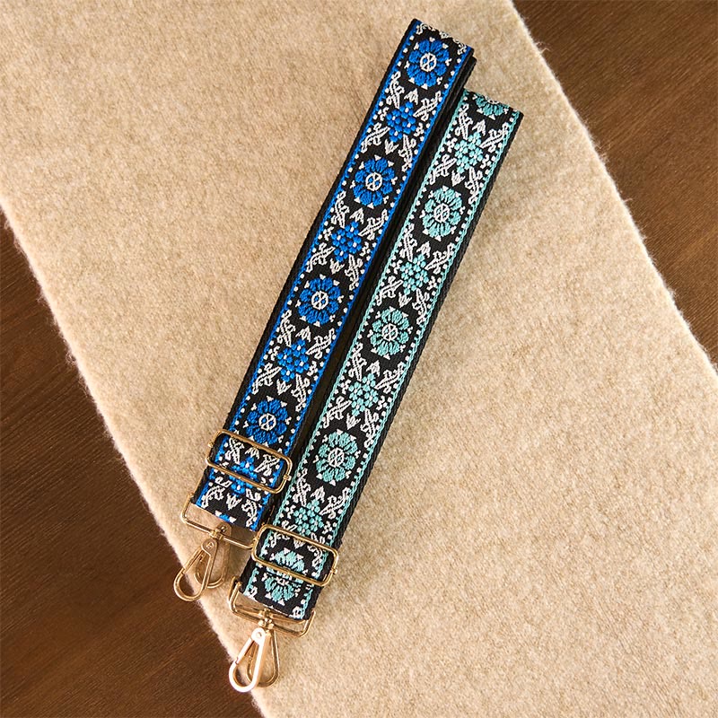 Buddha Stones Bohemian Round Flower Geometric Embroidery Adjustable Handbags Crossbody Shoulder Bag Purse Straps Replacement - image 14