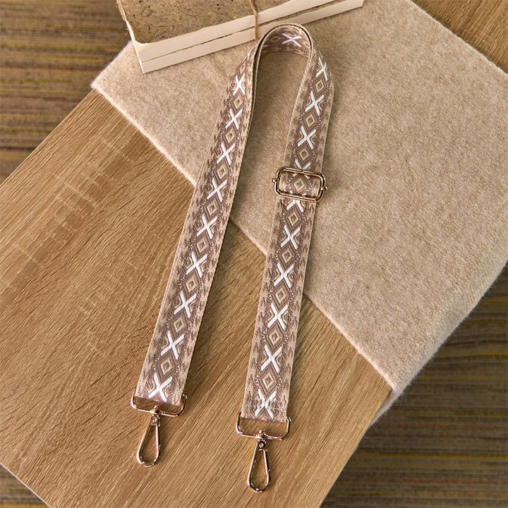 Buddha Stones Boho Rhombus Stripe Geometric Jacquard Adjustable Handbags Crossbody Shoulder Bag Straps Replacement - image 6