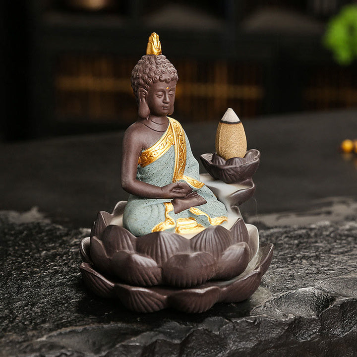 Buddha Stones Buddha Serenity Home Decoration Incense Burner - image 23