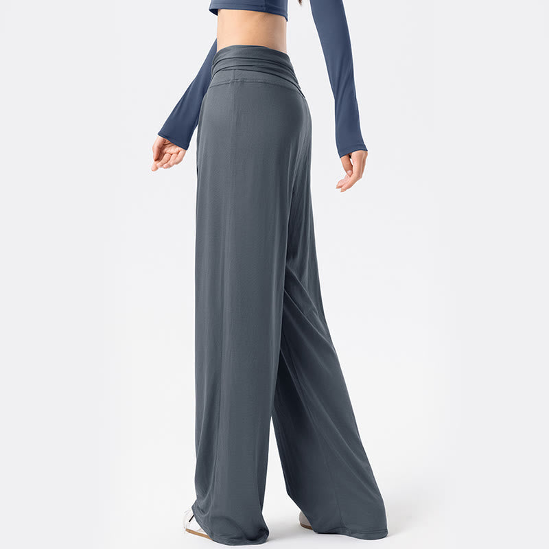 Buddha Stones Casual Lace-up Breathable Sports Women's Wide Leg Pants - image 5