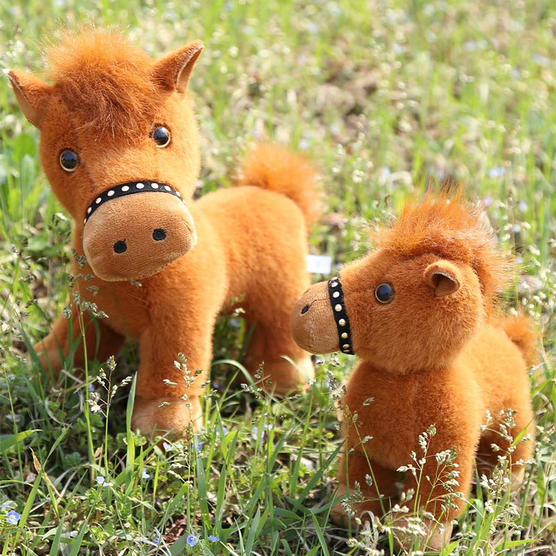 Buddha Stones Year Of The Horse Plush Cute Horse Doll Prosperity Energy Home Decoration - image 0