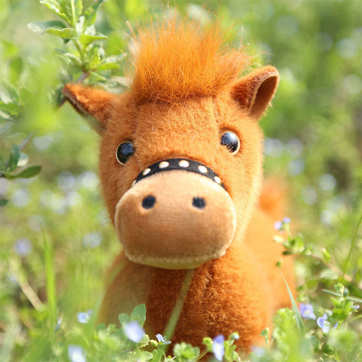 Buddha Stones Year Of The Horse Plush Cute Horse Doll Prosperity Energy Home Decoration - image 4