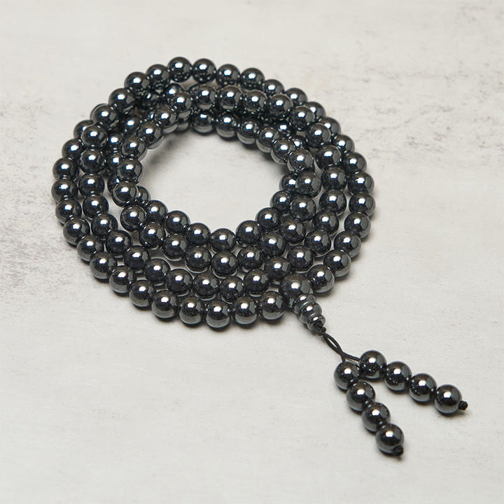 Buddha Stones 108 Beads Terahertz Focus Clarity Mala - 10mm - image 0