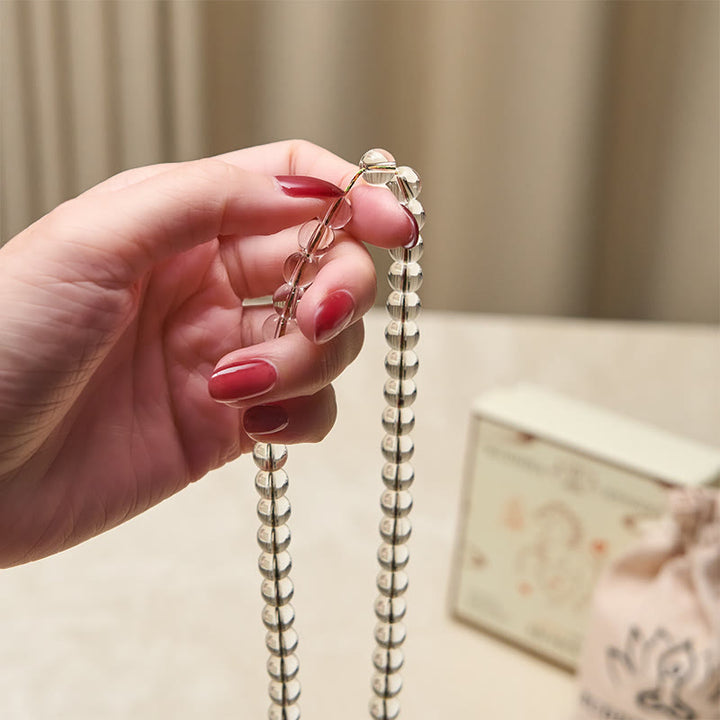 Buddha Stones Vajra Charm Liuli 108 Beads Spiritual Power Strength Mala - image 5