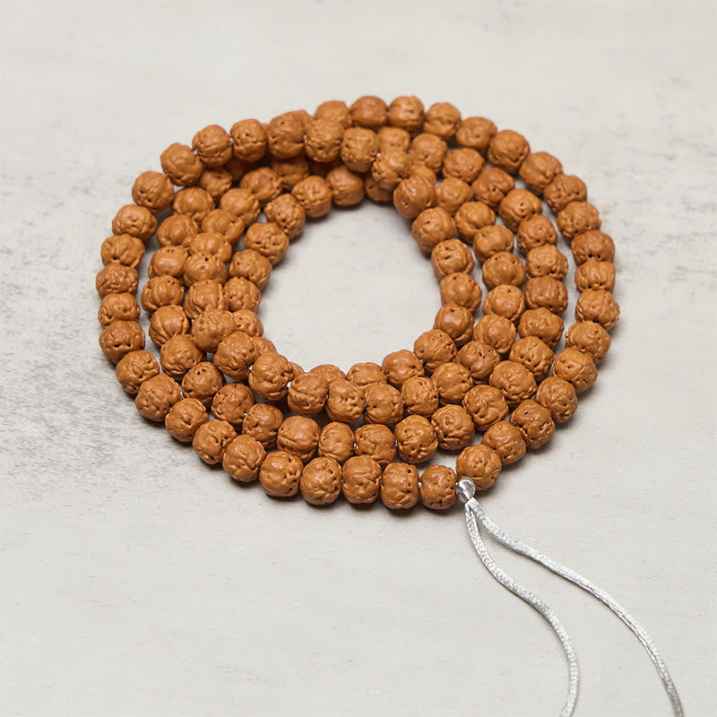 Buddha Stones Tibetan 108 Beads Bodhi Seed Wealth Auspiciousness Mala - image 1