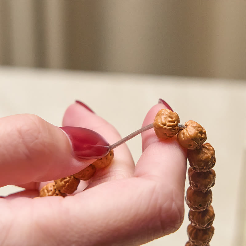 Buddha Stones Tibetan 108 Beads Bodhi Seed Wealth Auspiciousness Mala - image 4