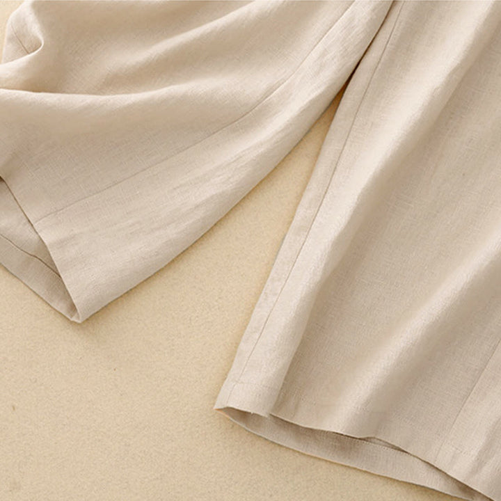 Buddha Stones Women's Spring Plain Simple 7-8 Length Cotton Pants With Pockets - image 19