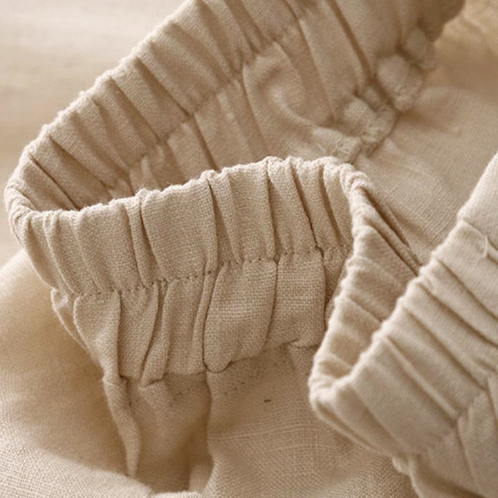 Buddha Stones Women's Spring Plain Simple 7-8 Length Cotton Pants With Pockets - image 14