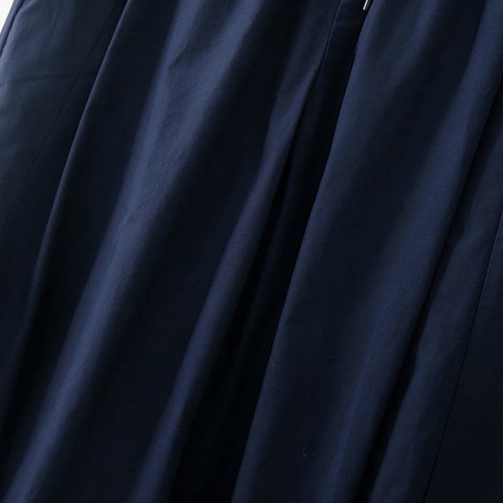 Buddha Stones Plain High Waist Pleats Design Women's Harem Pants With Pockets - image 4