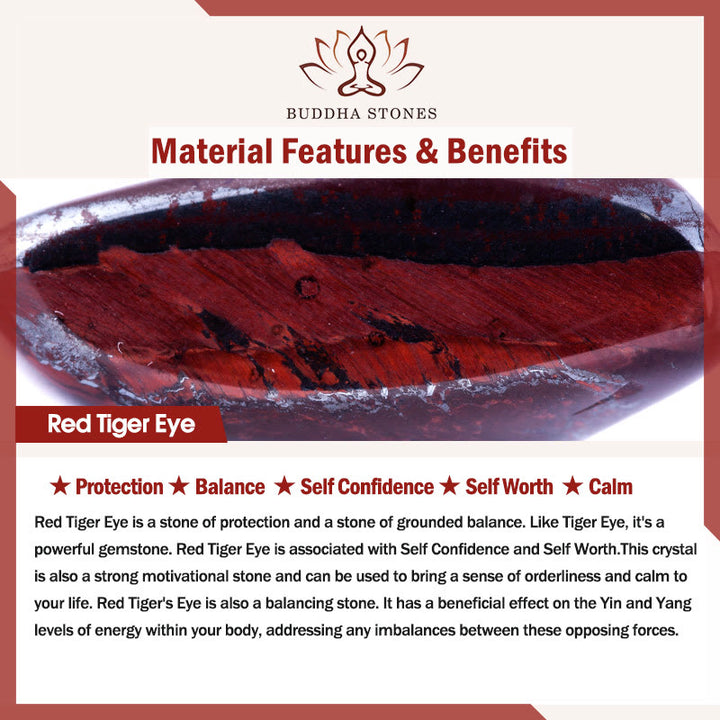 Buddha Stones Tiger Eye Various Natural Stone Beads Protection Bracelet - image 16