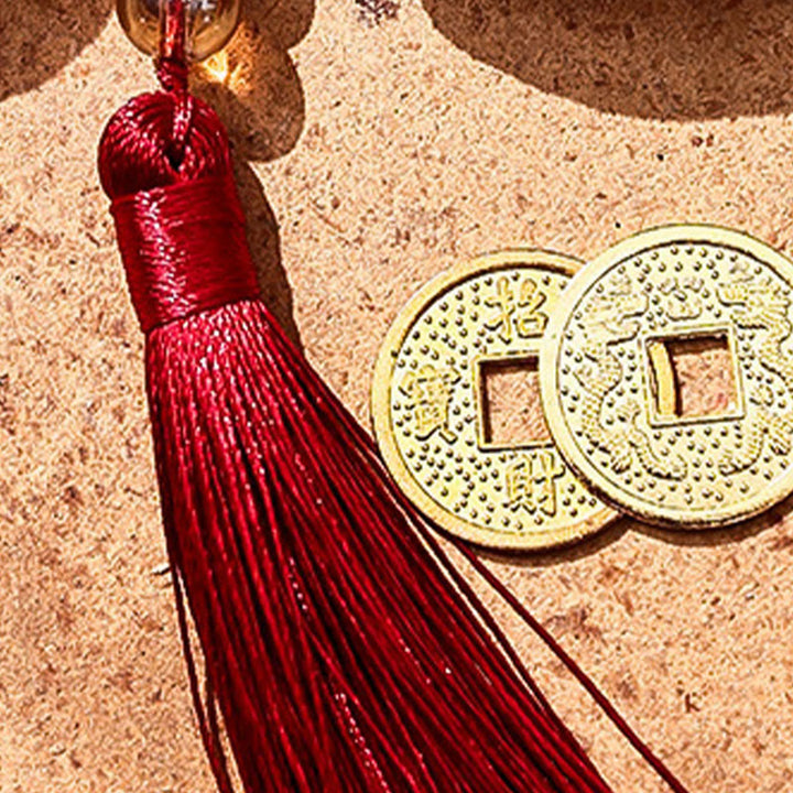 Buddha Stones Year Of The Horse 2026 New Year Fu Character Tassel Embroidery Chinese Red Envelope - image 9