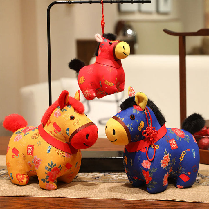 Buddha Stones Year Of The Horse Red String Chinese Knotting Hanging Decoration - image 22