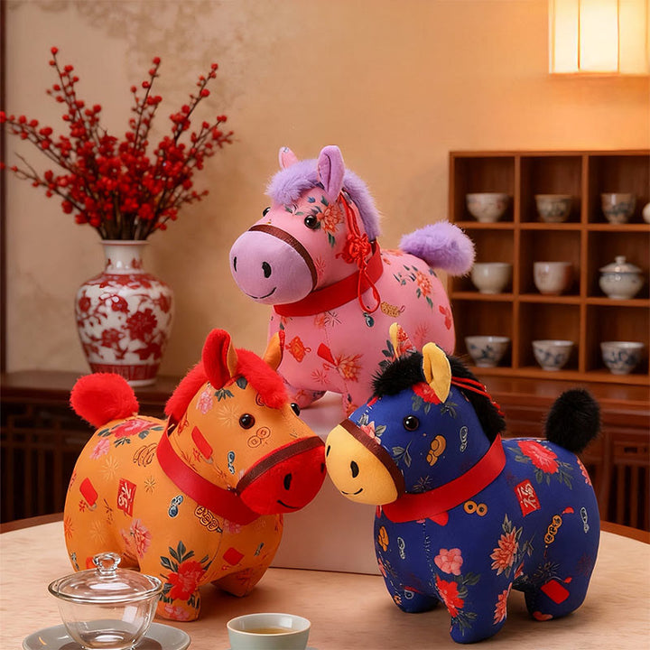 Buddha Stones Year Of The Horse Red String Chinese Knotting Hanging Decoration - image 20