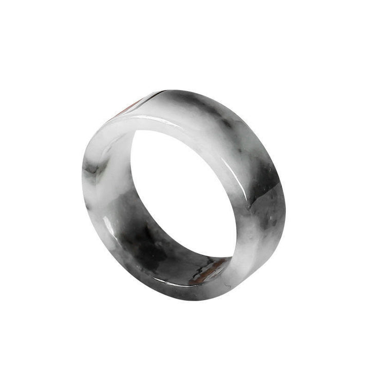 Buddha Stones Jade Prosperity Luck Ring - image 9