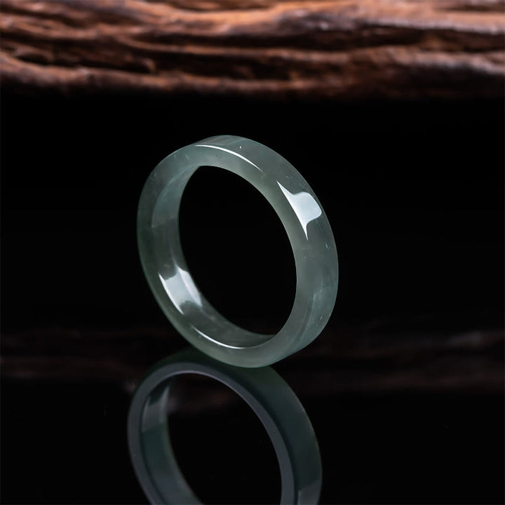 Buddha Stones Jade Abundance Prosperity Multiple Sizes Available Ring - image 3