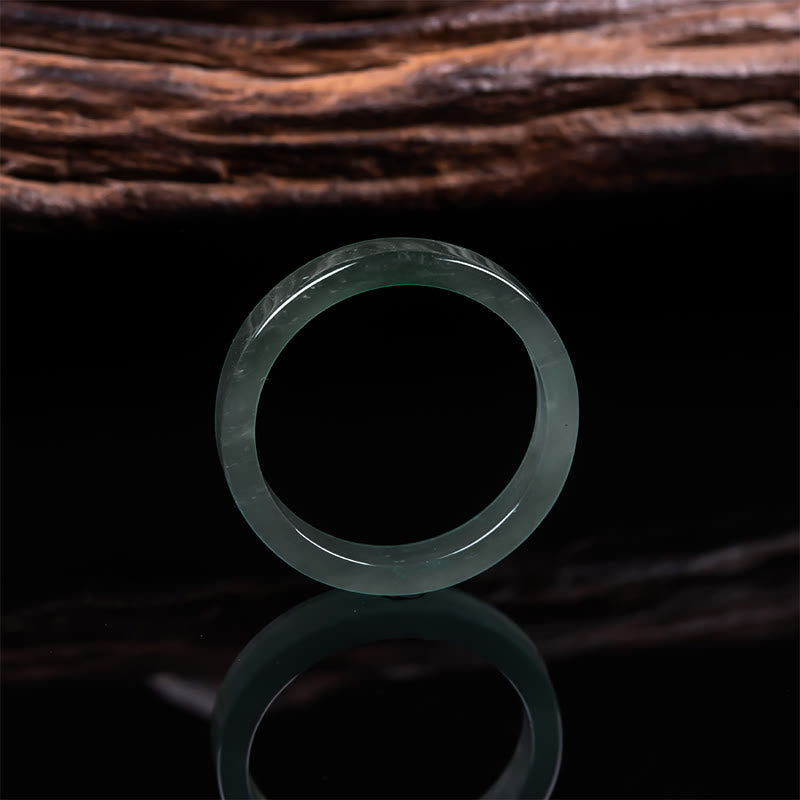 Buddha Stones Jade Abundance Prosperity Multiple Sizes Available Ring - image 2