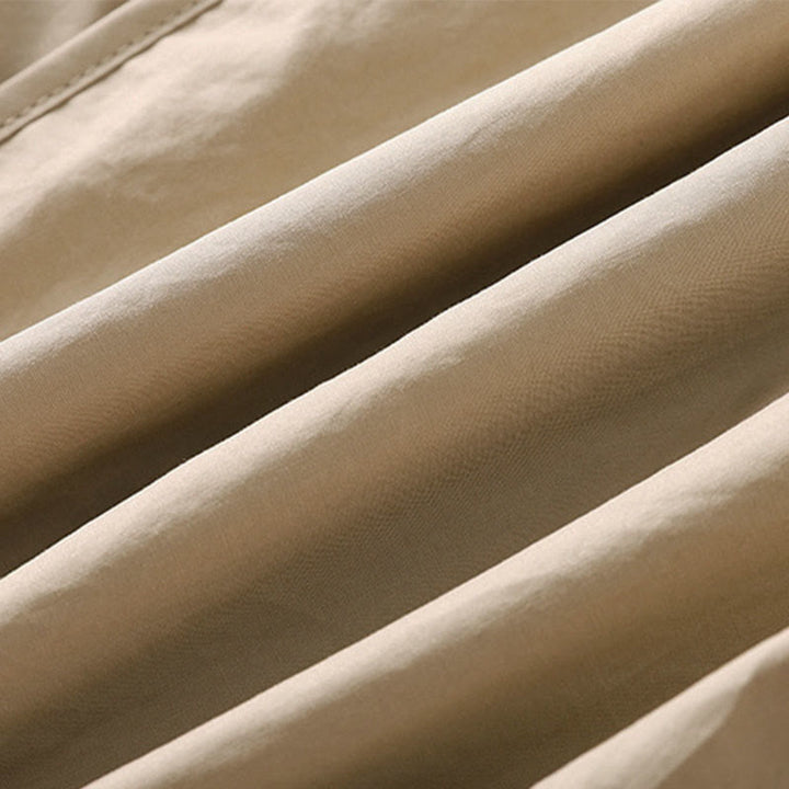 Buddha Stones Summer Simple Pure Color High Waisted Pleated Women's Harem Pants With Pockets - image 15