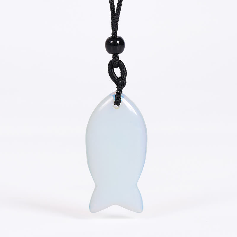 Buddha Stones Koi Fish Pink Crystal Indian Agate Amethyst Topaz Red Jasper Success Warmth Necklace Pendant - Opal - image 55