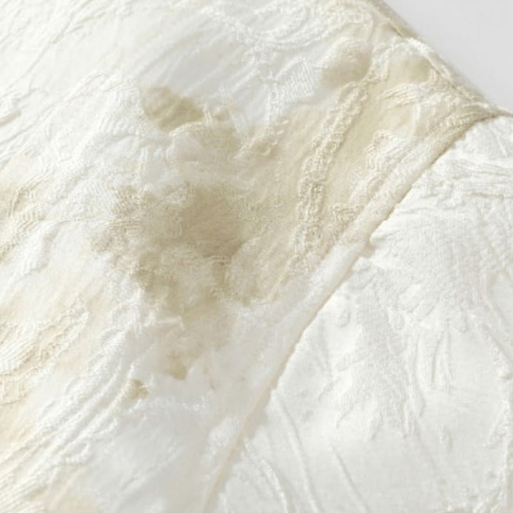 Buddha Stones Textured Jacquard Bagua Pattern Button Tang Suit Men's Half Sleeve Cotton Shirt - image 5