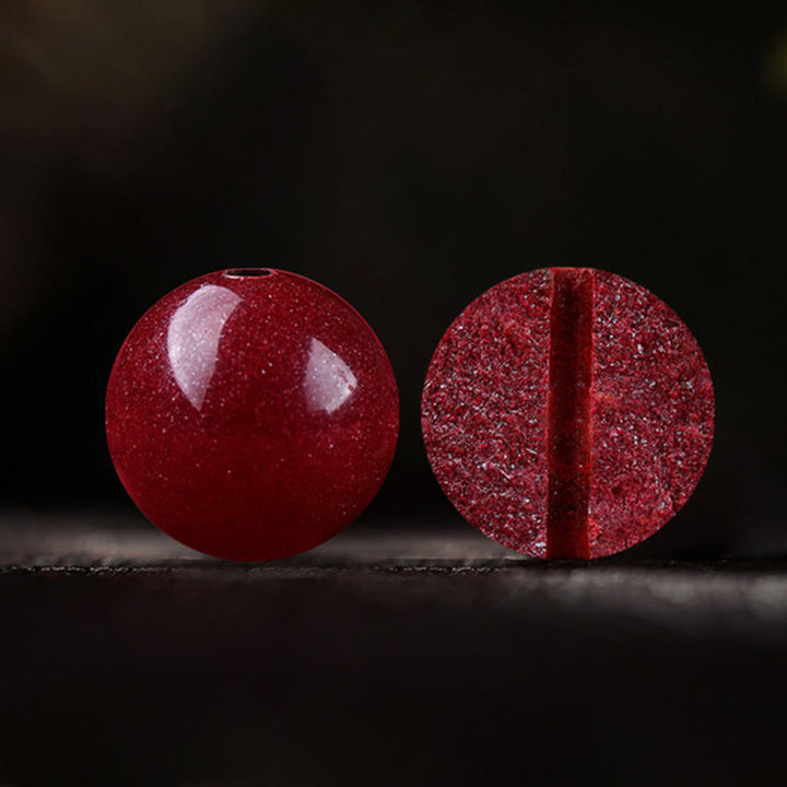 Buddha Stones Year Of The Horse Cinnabar Blessing Bracelet - image 13