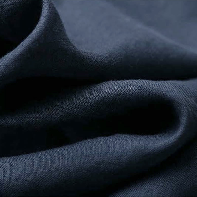 Buddha Stones Retro Flower Embroidery Design Long Sleeve Cotton Linen Women's Shirt - image 24