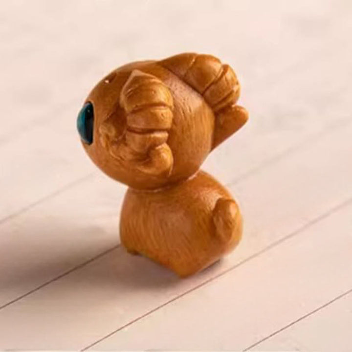 Buddha Stones Year Of The Horse Red Sandalwood Star Moon Bodhi Seed Blessing Key Chain - image 34