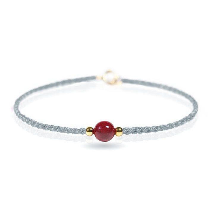 Buddha Stones Cinnabar Red String Blessing Keep Away Evil Spirits Bracelet - image 14
