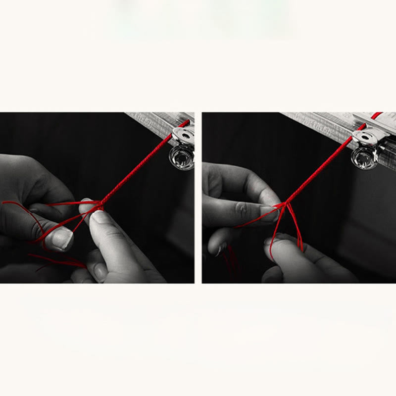 Buddha Stones 999 Gold Ring Design Handmade Luck Braided Red Rope Bracelet Anklet - image 19