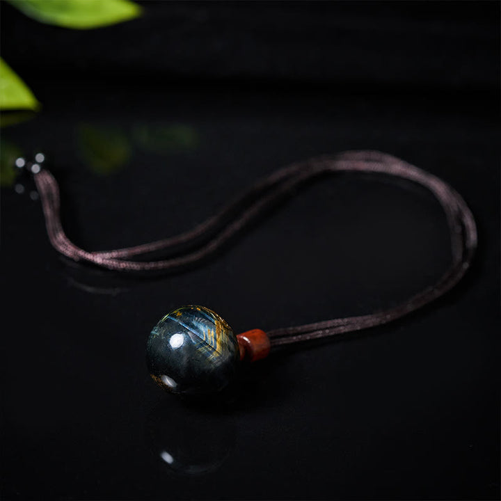 Buddha Stones White Crystal Pink Crystal Tiger Eye Smoky Quartz Protection Necklace Pendant - image 27