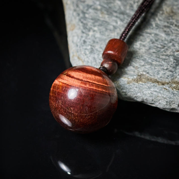 Buddha Stones White Crystal Pink Crystal Tiger Eye Smoky Quartz Protection Necklace Pendant - image 30