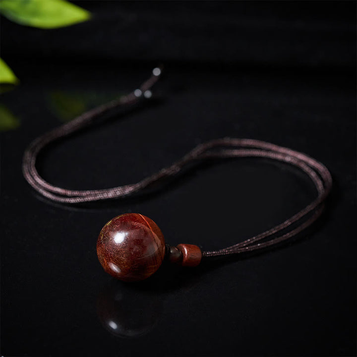 Buddha Stones White Crystal Pink Crystal Tiger Eye Smoky Quartz Protection Necklace Pendant - image 31