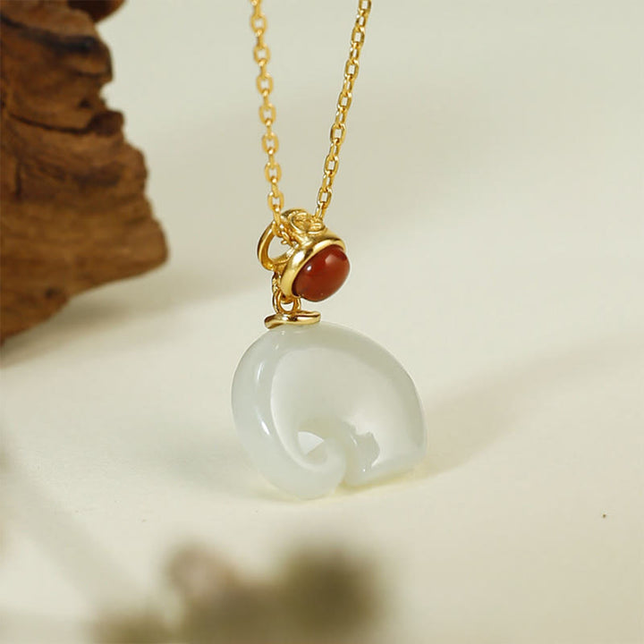Buddha Stones Elephant Hetian Jade 925 Sterling Silver Luck Necklace Pendant - Hetian Jade 925 Sterling Silver(Pendant Size: 28.4*15.1mm) - image 8