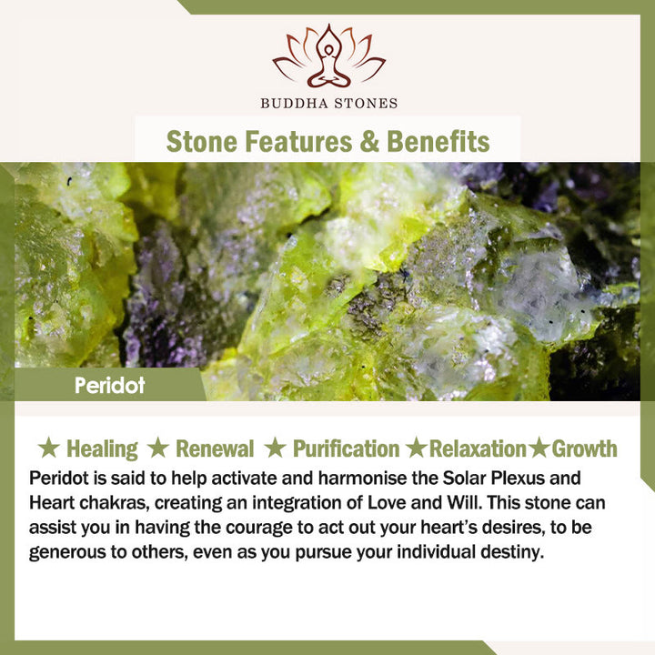 Buddha Stones Natural Aquamarine Peridot Strawberry Quartz Various Crystals Serenity Bracelet - image 16