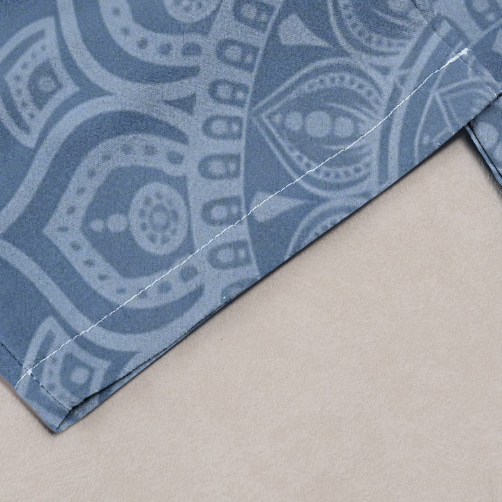 Buddha Stones Pure Cotton Mandala Pattern Women's Elastic Waist Pants With Pockets - image 7