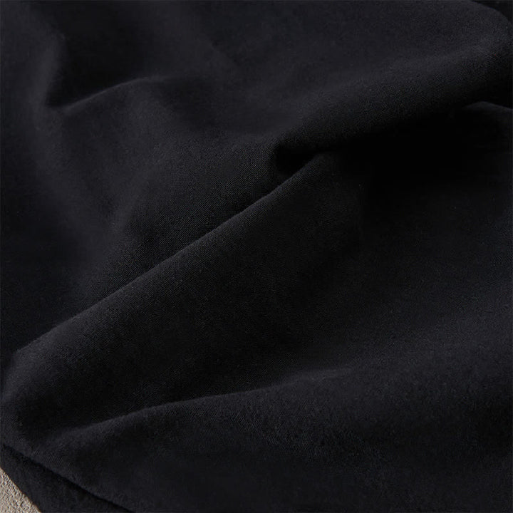 Buddha Stones Summer Lace-trimmed Hem Solid Color Women's Tapered Pants With Pockets - image 19