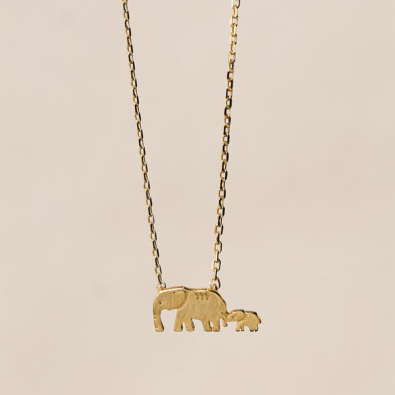 Buddha Stones "FOR DEAREST MOTHER" Elephant 925 Sterling Silver Necklace Pendants Includes Gift Message Card - image 4