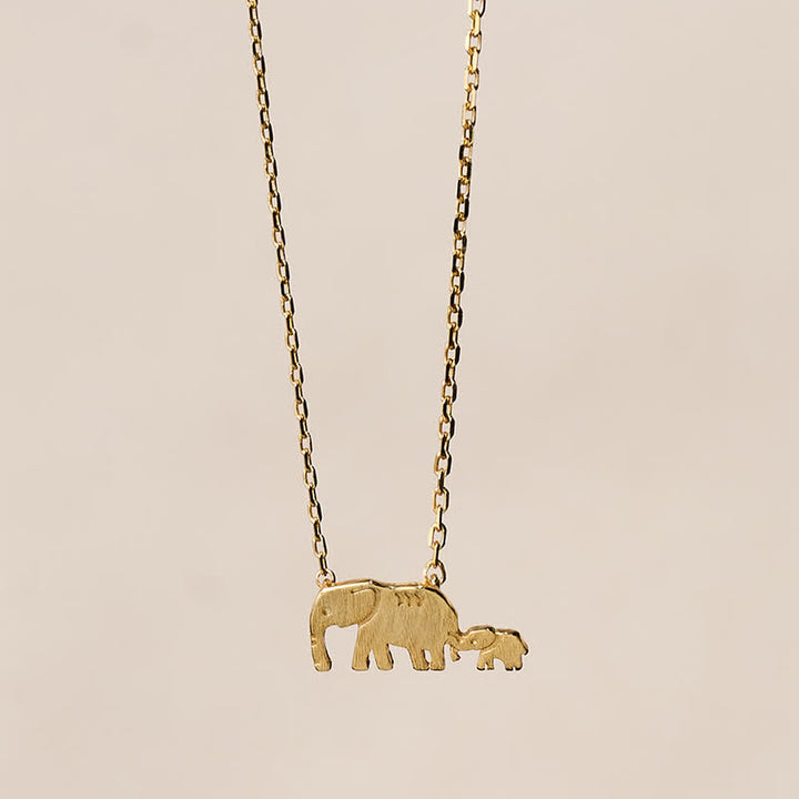 Buddha Stones "FOR DEAREST MOTHER" Elephant 925 Sterling Silver Necklace Pendants Includes Gift Message Card - image 4