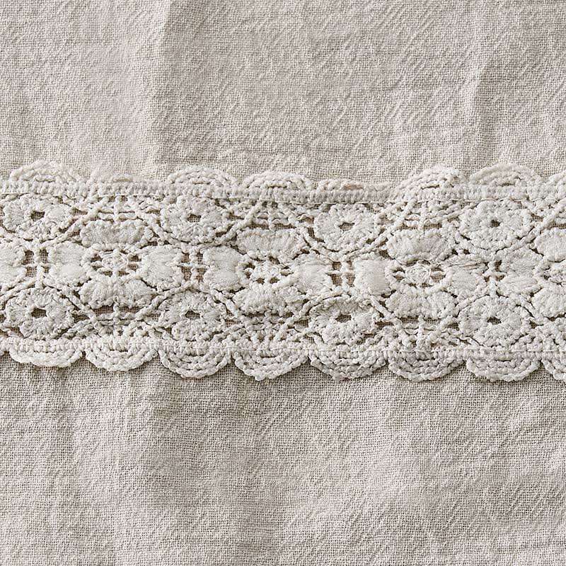 Buddha Stones Summer Retro Lace Patchwork Desgin High Waist Women's Tapered Capri Pants With Pockets - image 5