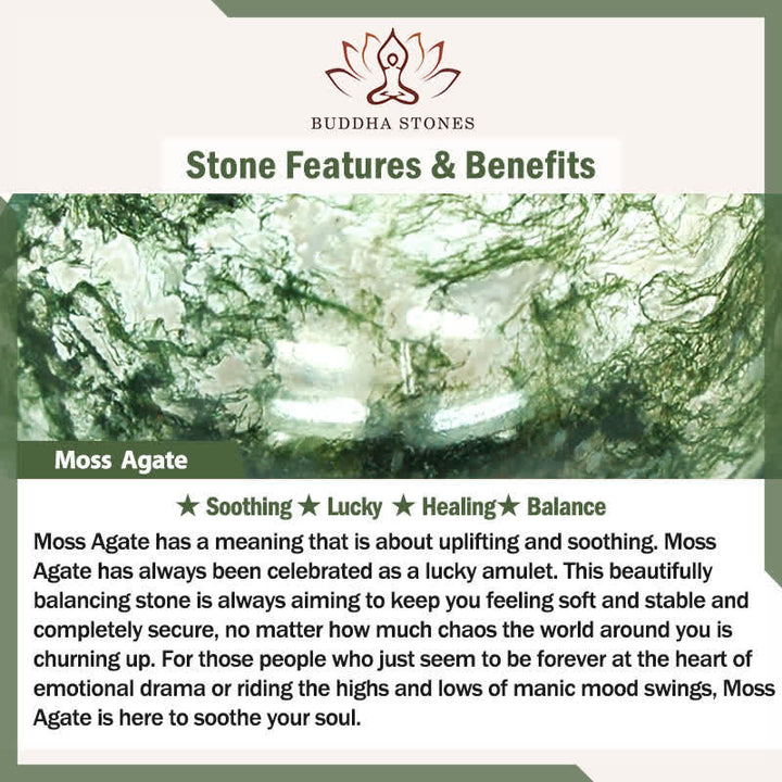 Buddha Stones Natural Rose Quartz Green Aventurine Round Crystal Healing Necklace - image 19