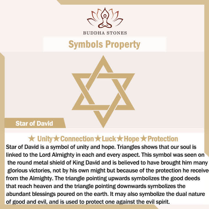 Buddha Stones Star of David Carving Clear Quartz Indian Agate Amethyst Healing Necklace Pendant - image 4