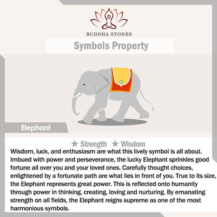 Buddha Stones Elephant Fu Character Red String Strength Braided Rope Bracelet - image 6