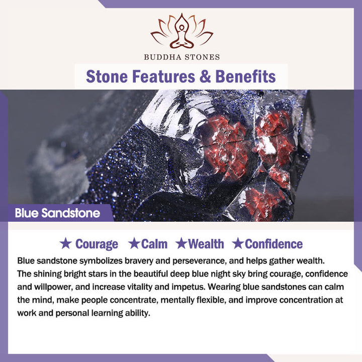 Buddha Stones 3pcs "Find Inner Clarity" Rhodonite Compassion Bracelet Includes Gift Message Card - image 8