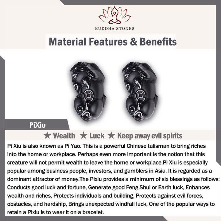 Buddha Stones Rainbow Obsidian Pi Xiu Bracelet for Wealth and Positive Transformation - image 8