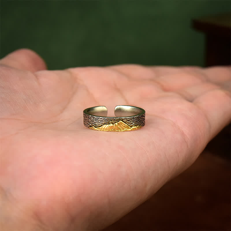 Buddha Stones Mount Everest Garuda Copper Adjustable Wisdom Ring - image 2
