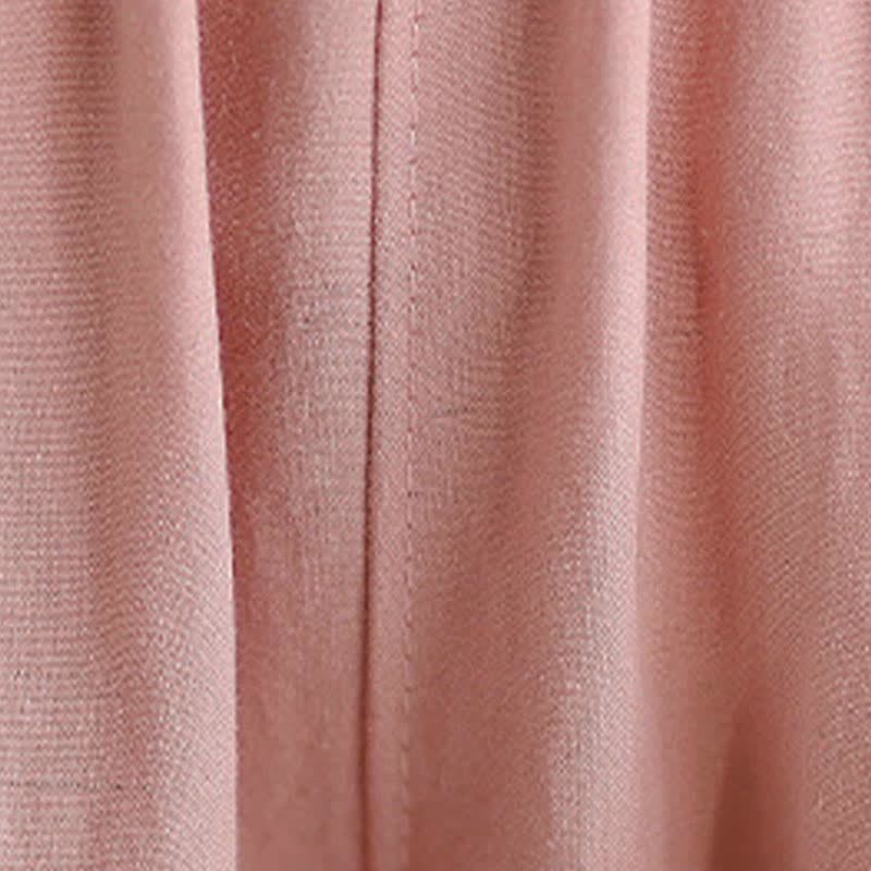 Buddha Stones Summer Casual Solid Women's Tapered Pants With Pockets - image 23